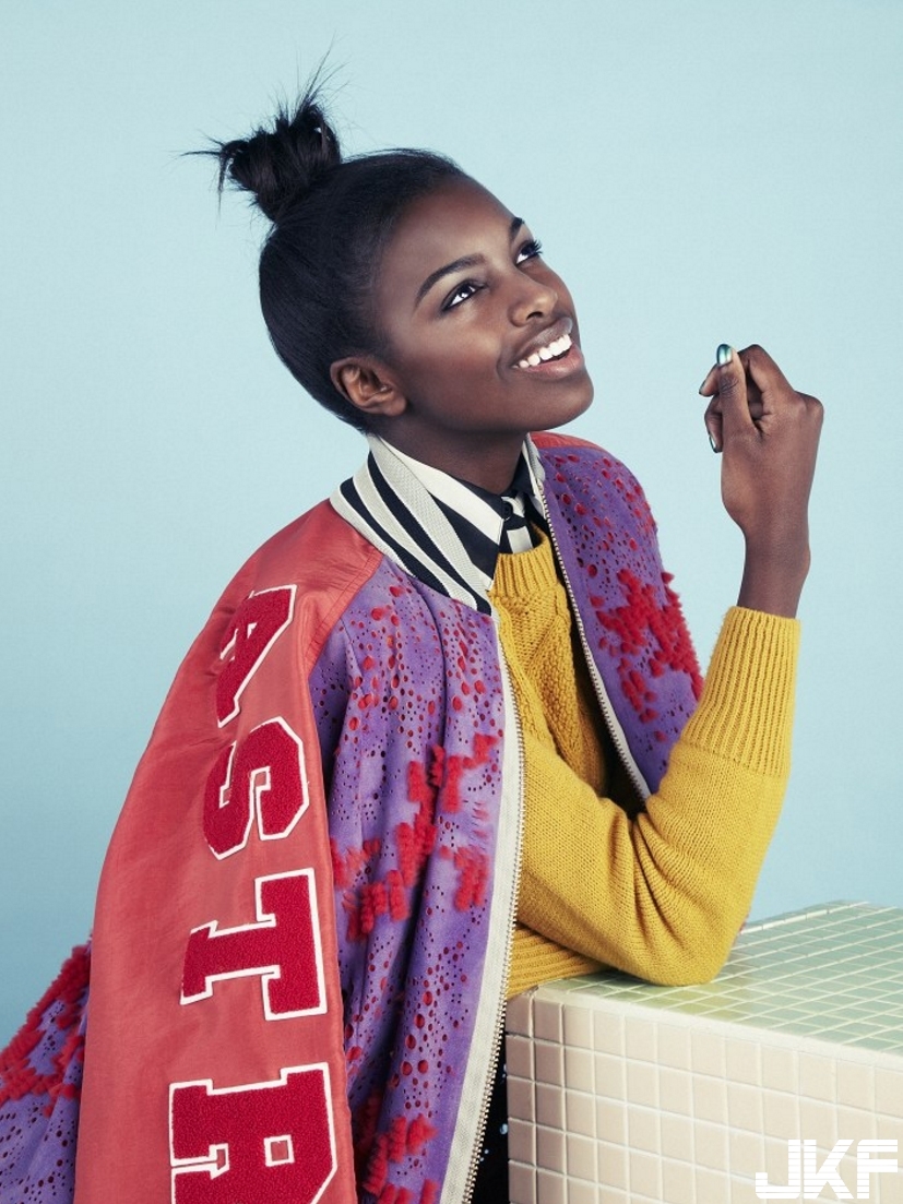 LEOMIEANDERSON Shining Black! from the deep skin self-confident beauty of Congo-第1章-图片1