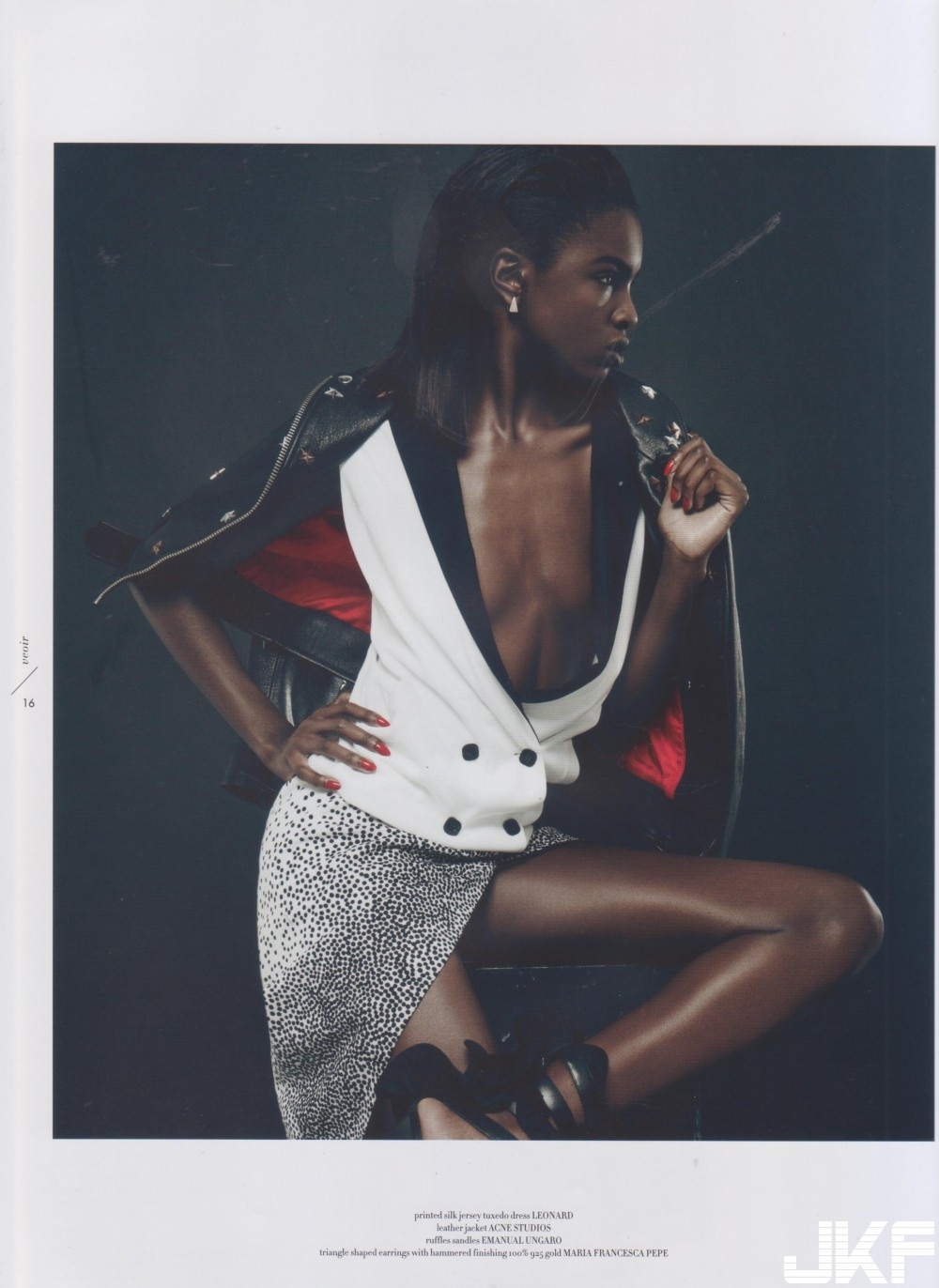LEOMIEANDERSON Shining Black! from the deep skin self-confident beauty of Congo-第1章-图片9