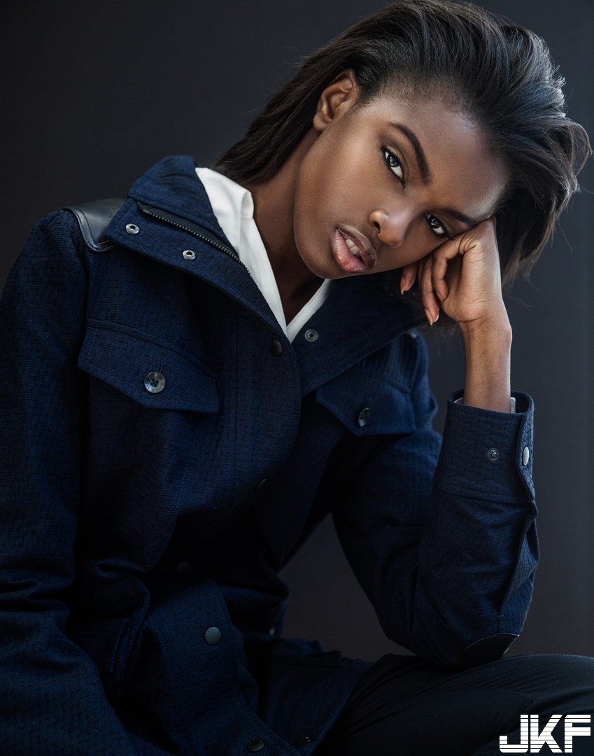 LEOMIEANDERSON Shining Black! from the deep skin self-confident beauty of Congo-第1章-图片14