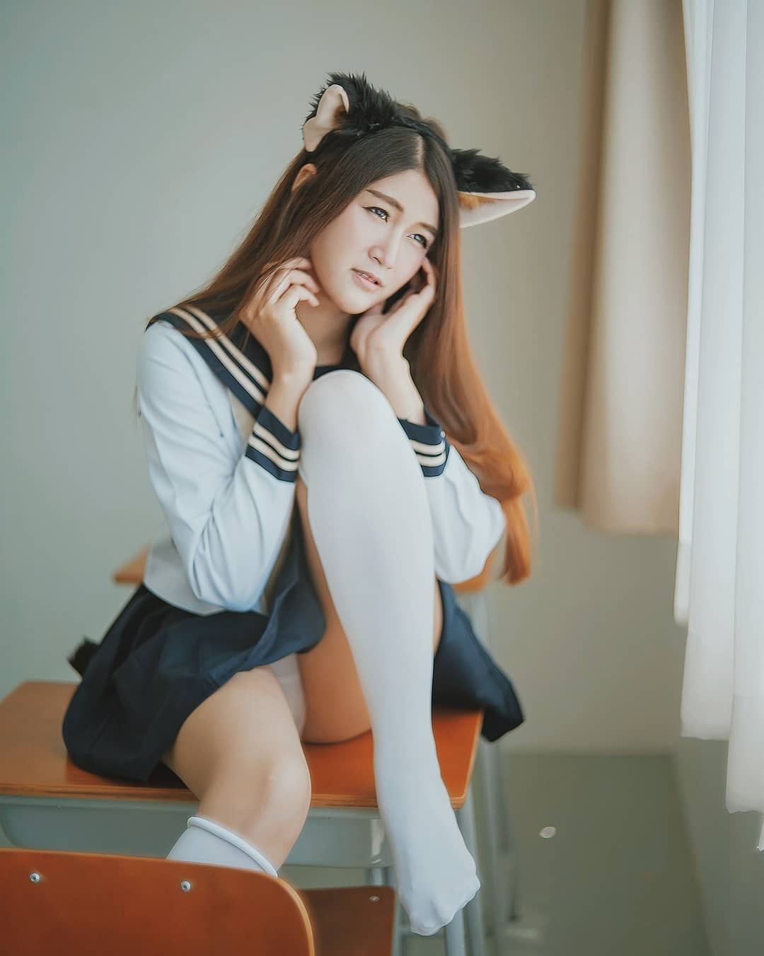 超萌長髮妹妹 私心身材讓網友秒圈粉-第1章-图片3