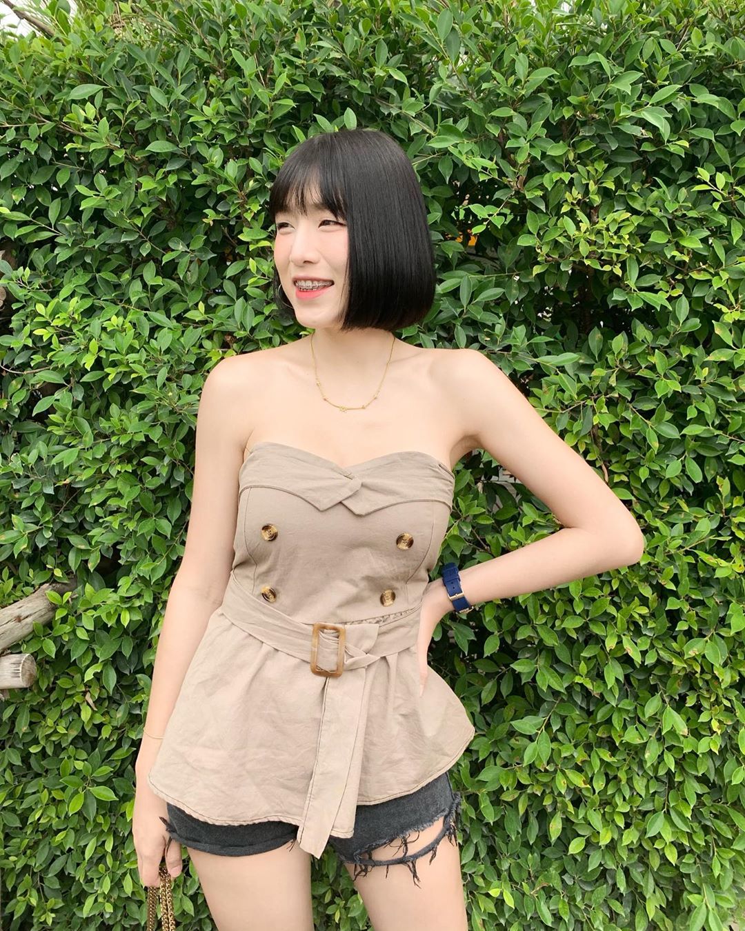 泰國短髮萌妹 解放飽滿巨胸不私藏真勾魂-第1章-图片8