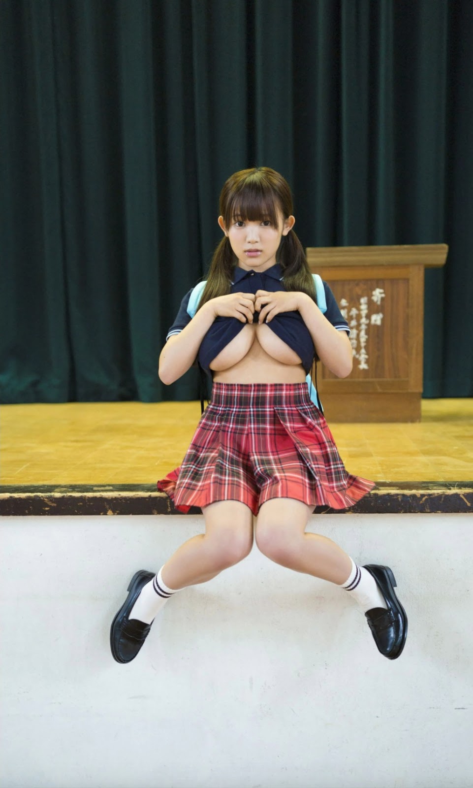 Jun Amaki 天木じゅん, ＜デジタル週プレ寫真集＞ 「モンスターロリ巨乳、爆誕。」-第1章-图片35