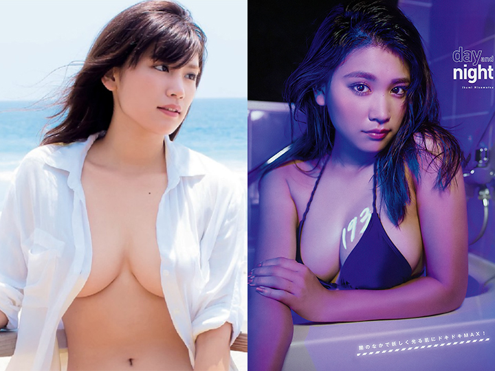 2018年11月21日 【寫真】久松郁實事隔3年推出新寫真集以真空F奶誘惑照作宣傳 (37P,有片)