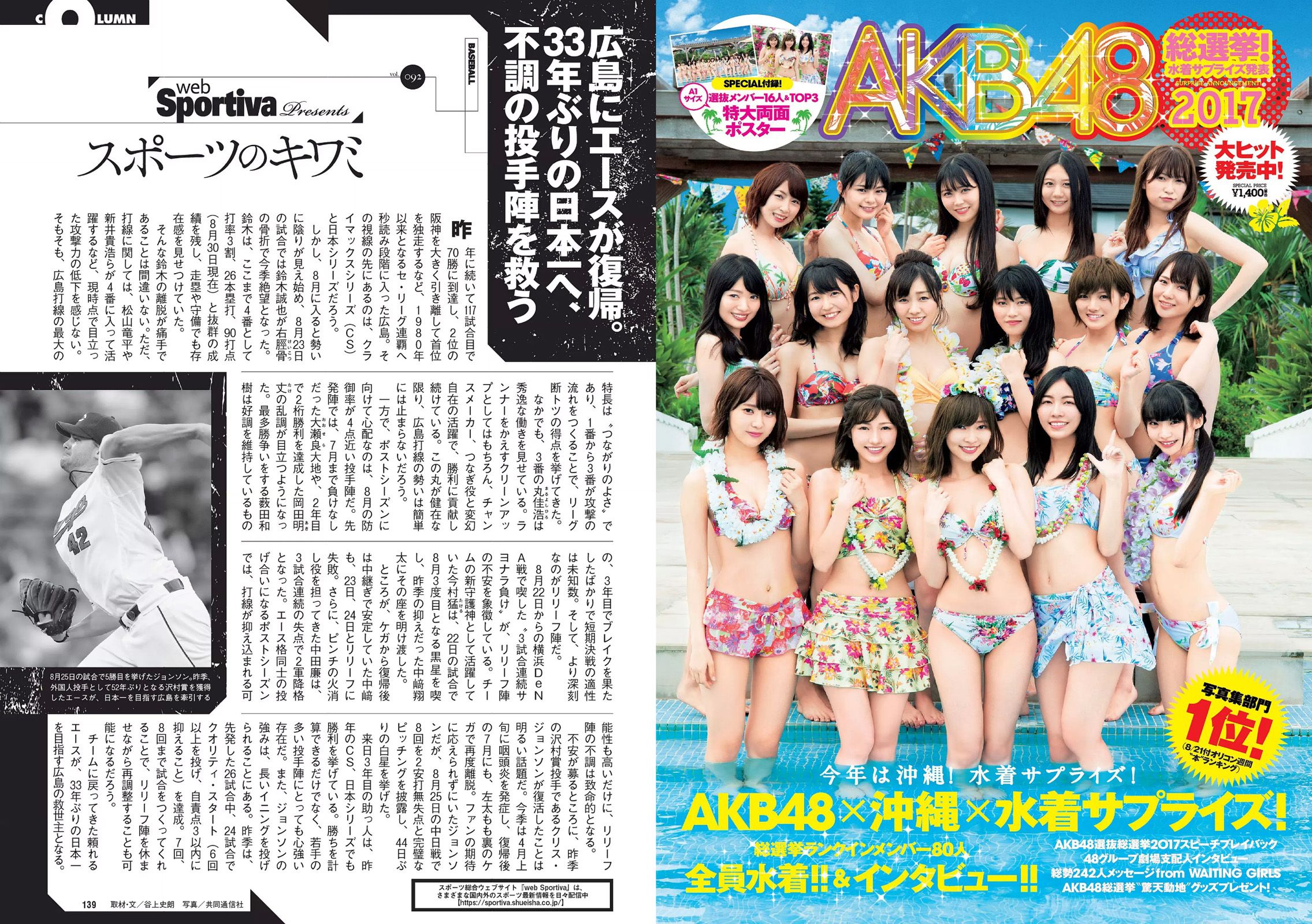 Weekly Playboy 2017年No.38 アンジェラ芽衣 白間美瑠 熊江琉唯 山下永夏 大原優乃-第1章-图片20