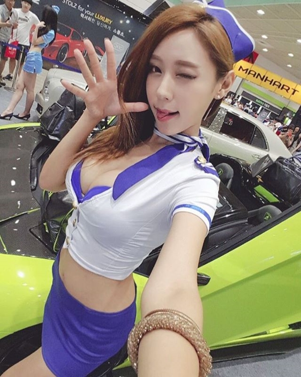韓國爆乳車模 꽃태희-第1章-图片5