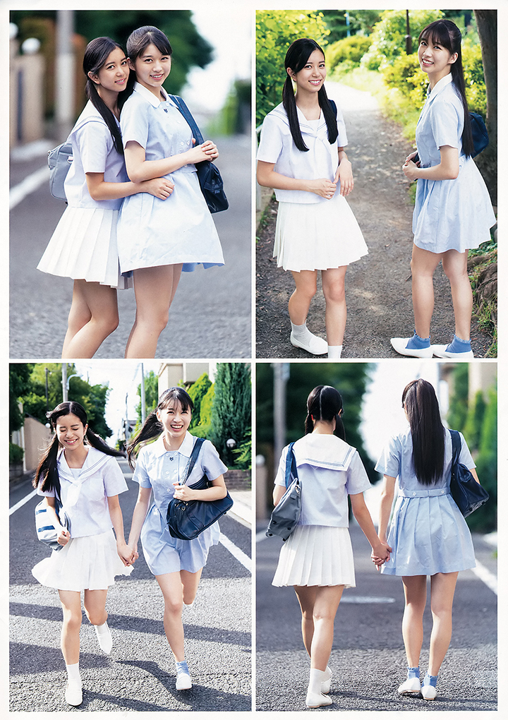 2018年9月17日 【寫真】牧野真莉愛井上玲音早安家族未來皇牌清純黑直髮性感競演 (36P,片)-第1章-图片14