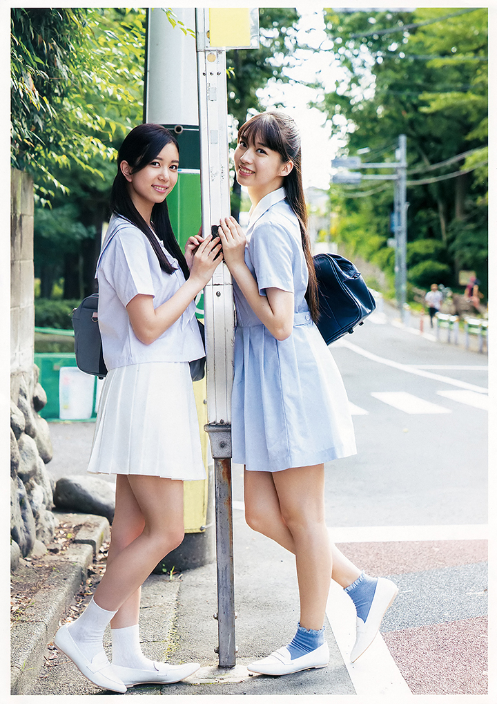 2018年9月17日 【寫真】牧野真莉愛井上玲音早安家族未來皇牌清純黑直髮性感競演 (36P,片)-第1章-图片15