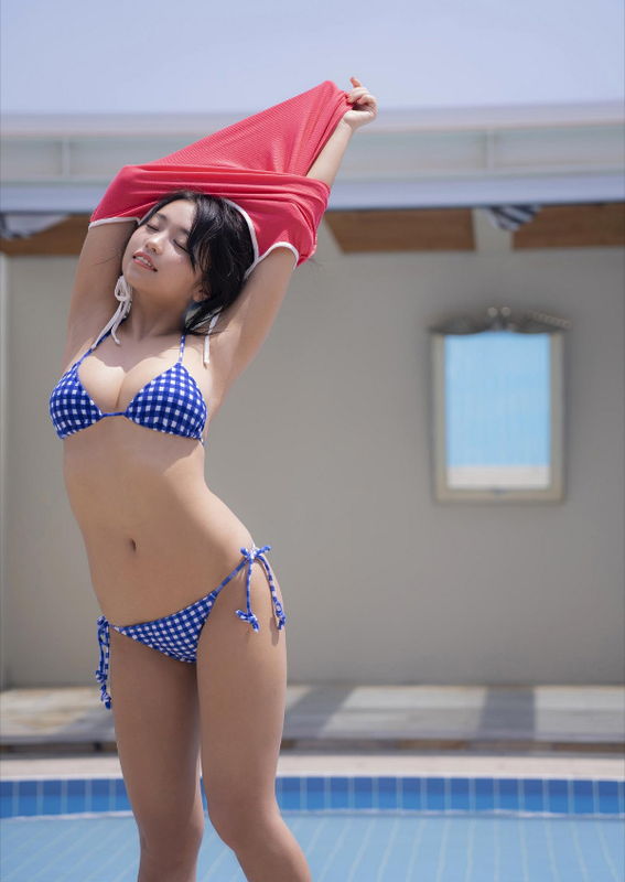 大原優乃(19)、元Dream5爆乳グラドル大原優乃(19)、10代最後の夏に弾けるような脇見せビ...-第1章-图片11