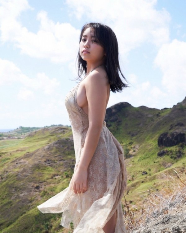 大原優乃(19)、元Dream5爆乳グラドル大原優乃(19)、10代最後の夏に弾けるような脇見せビ...-第1章-图片21