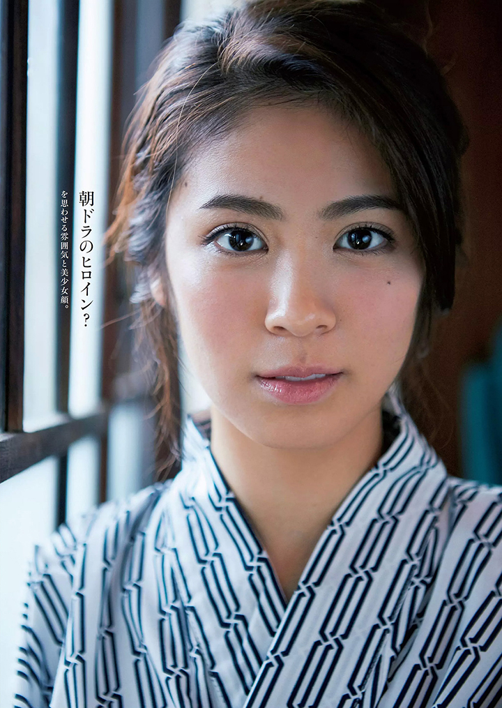 2017年11月23日 【寫真】18歲澤北るな以黑色長髮燦爛笑容配合F杯巨乳吸引你 (28P)-第1章-图片2