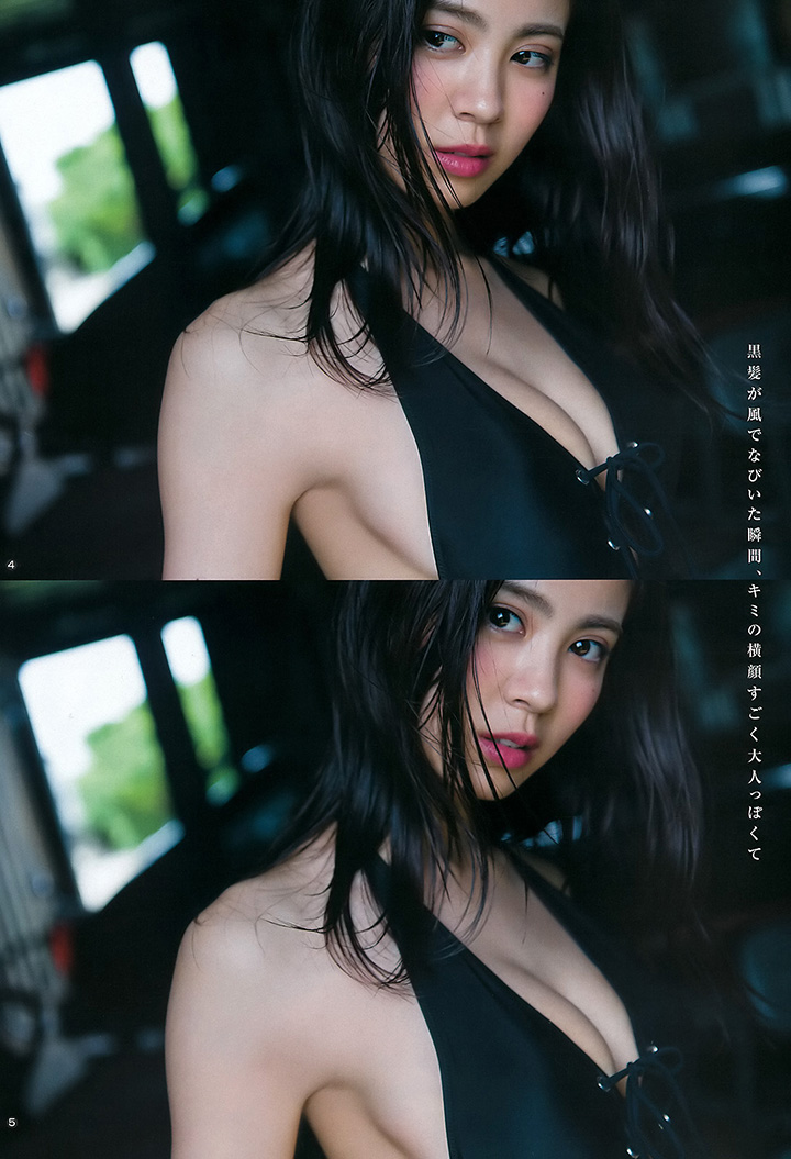 2017年11月23日 【寫真】18歲澤北るな以黑色長髮燦爛笑容配合F杯巨乳吸引你 (28P)-第1章-图片13