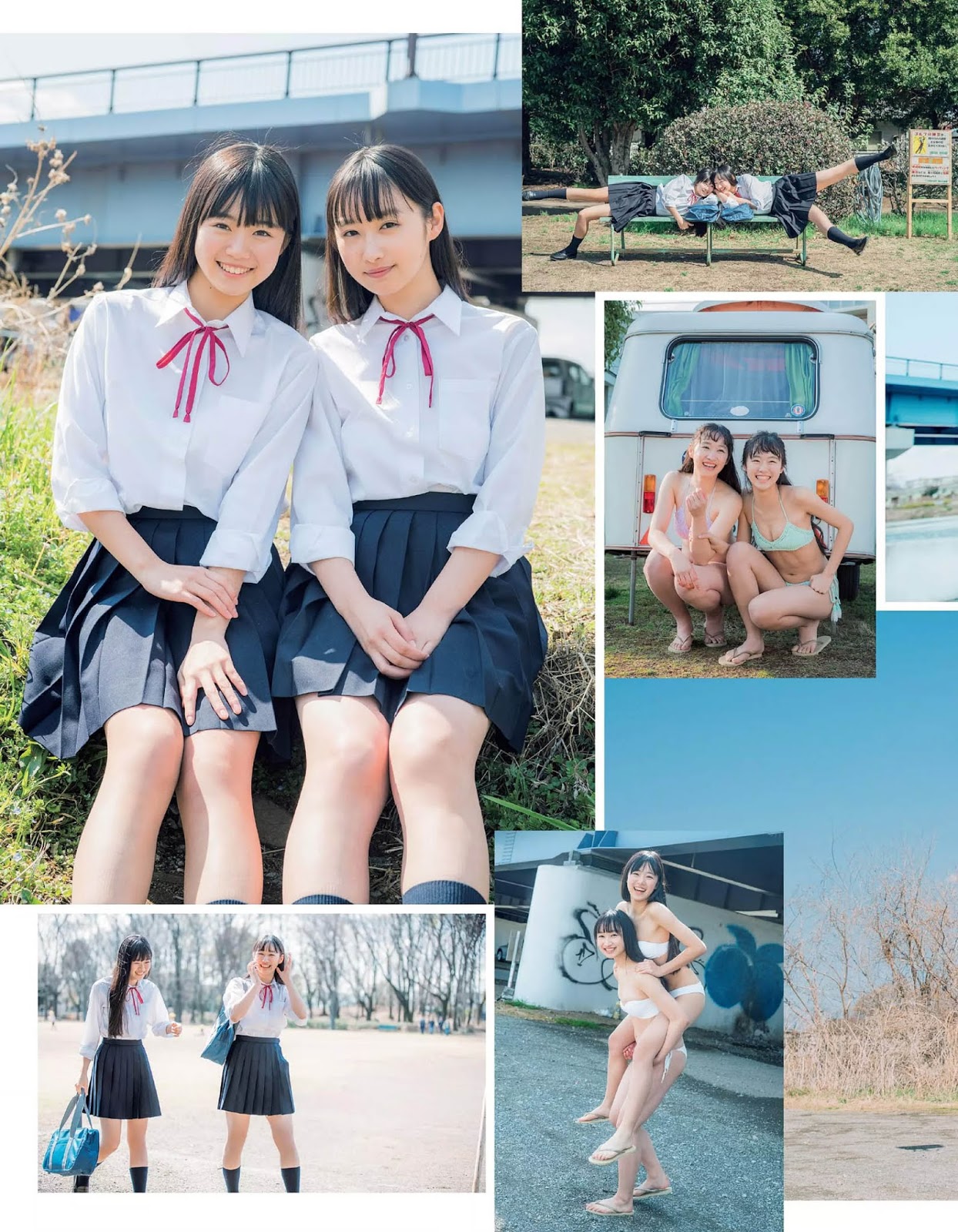 ぴーぴる & れーゆる, Weekly Playboy 2019 No.15 (週刊プレイボーイ 2019年15號)-第1章-图片3