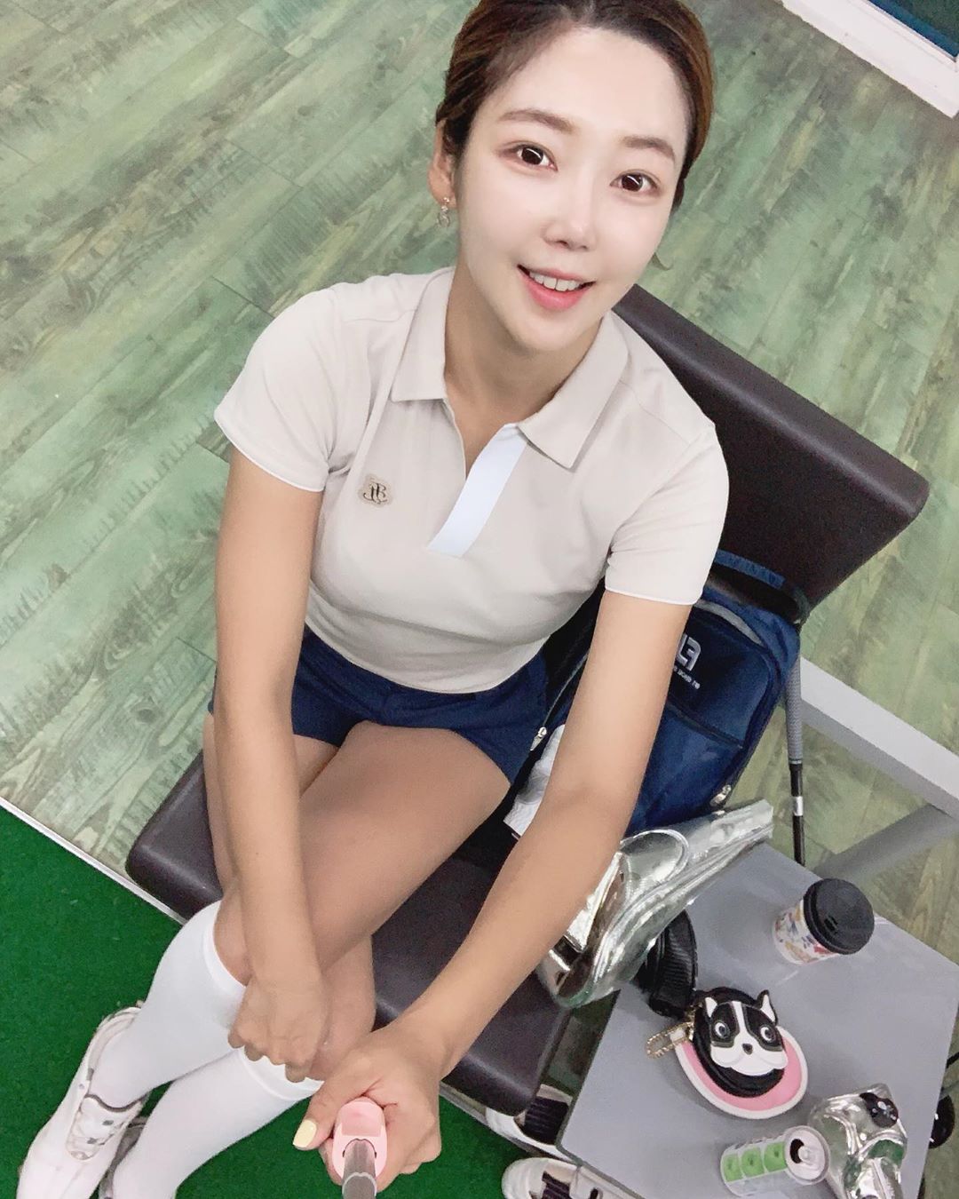 高爾夫界表特女神 逆天美腿邪惡視角大飽眼福-第1章-图片2
