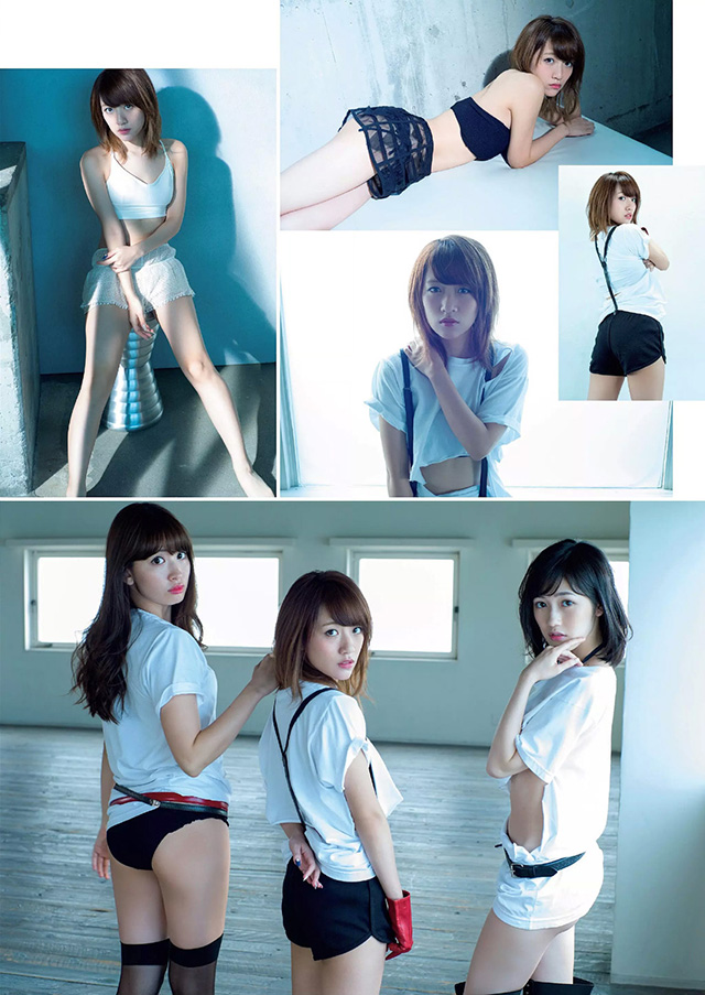 2015年12月14日【寫真】AKB48 10周年小嶋陽菜高橋南渡邊麻友互相扯衣慶祝-第1章-图片8