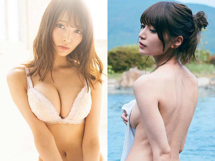 似鳥沙也加以大眼睛G奶纖腰收穫50萬IG粉絲在週刊挑戰溫泉背部全裸 (35P)-第1章-图片1