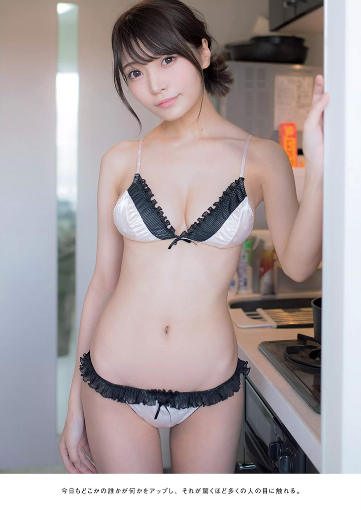 似鳥沙也加以大眼睛G奶纖腰收穫50萬IG粉絲在週刊挑戰溫泉背部全裸 (35P)-第1章-图片35