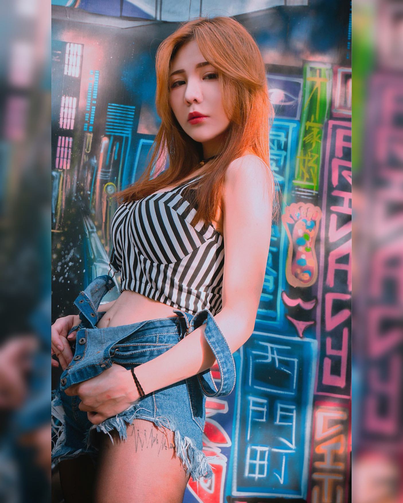 萌感電眼加上白皙姣好身材的長腿嫩模 JANiE-第1章-图片2
