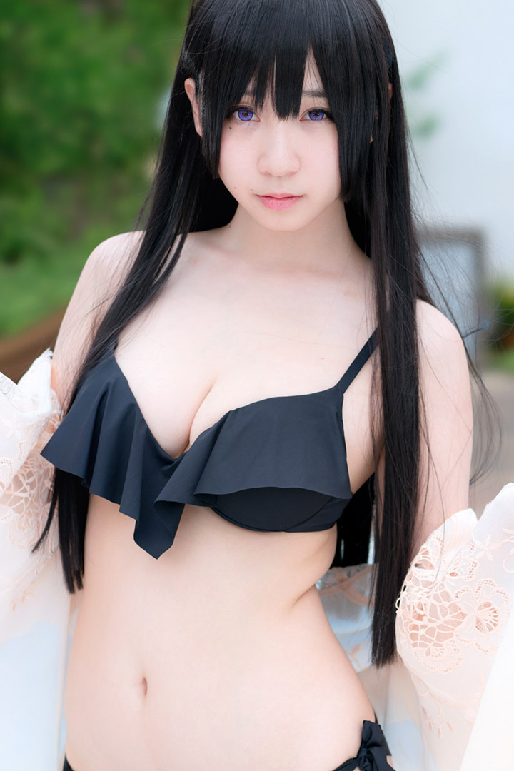 2018年5月24日【有片】著名Cosplayer伊織萌以清純樣子爆乳身材天國進軍寫真界-第1章-图片32
