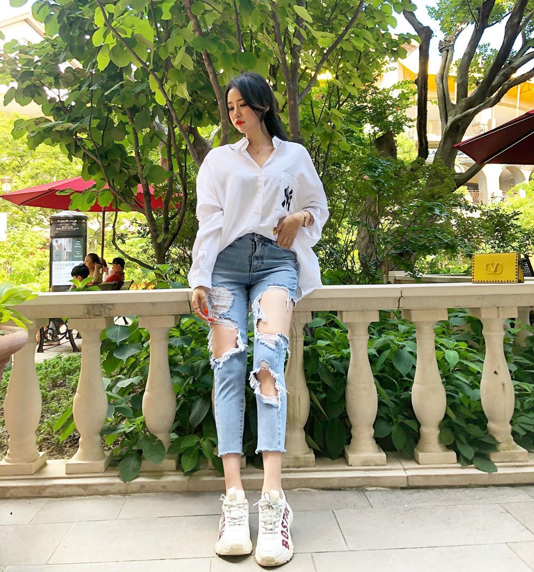 泡菜姊雪白豪乳外洩 逆天美腿讓網友戀愛感爆棚-第1章-图片9