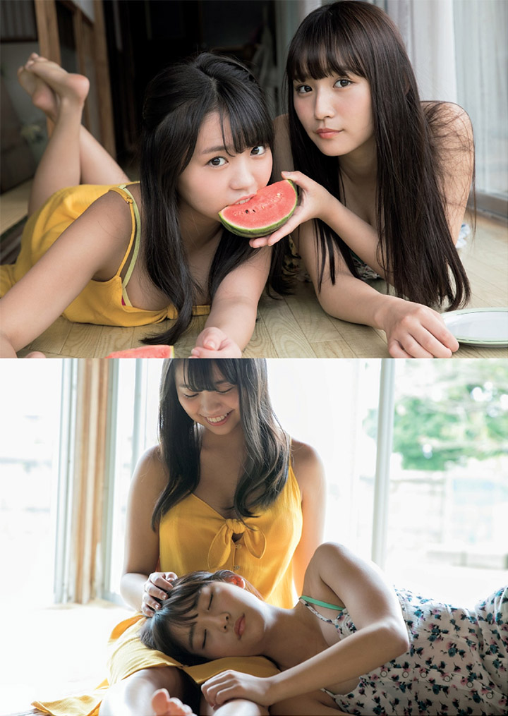 2018年9月13日【有片】淺川梨奈大原優乃兩大寫真紅人夢幻共演帶來冷艷熱情姊妹誘惑-第1章-图片4