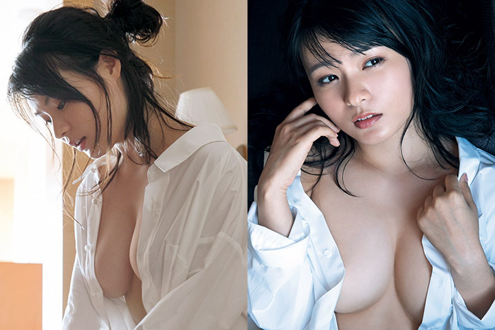 2019年1月2日【寫真】星名美津紀襯衫中門大開H杯側乳全露寒冷新年讓你熱血沸騰 (32P)-第1章-图片1