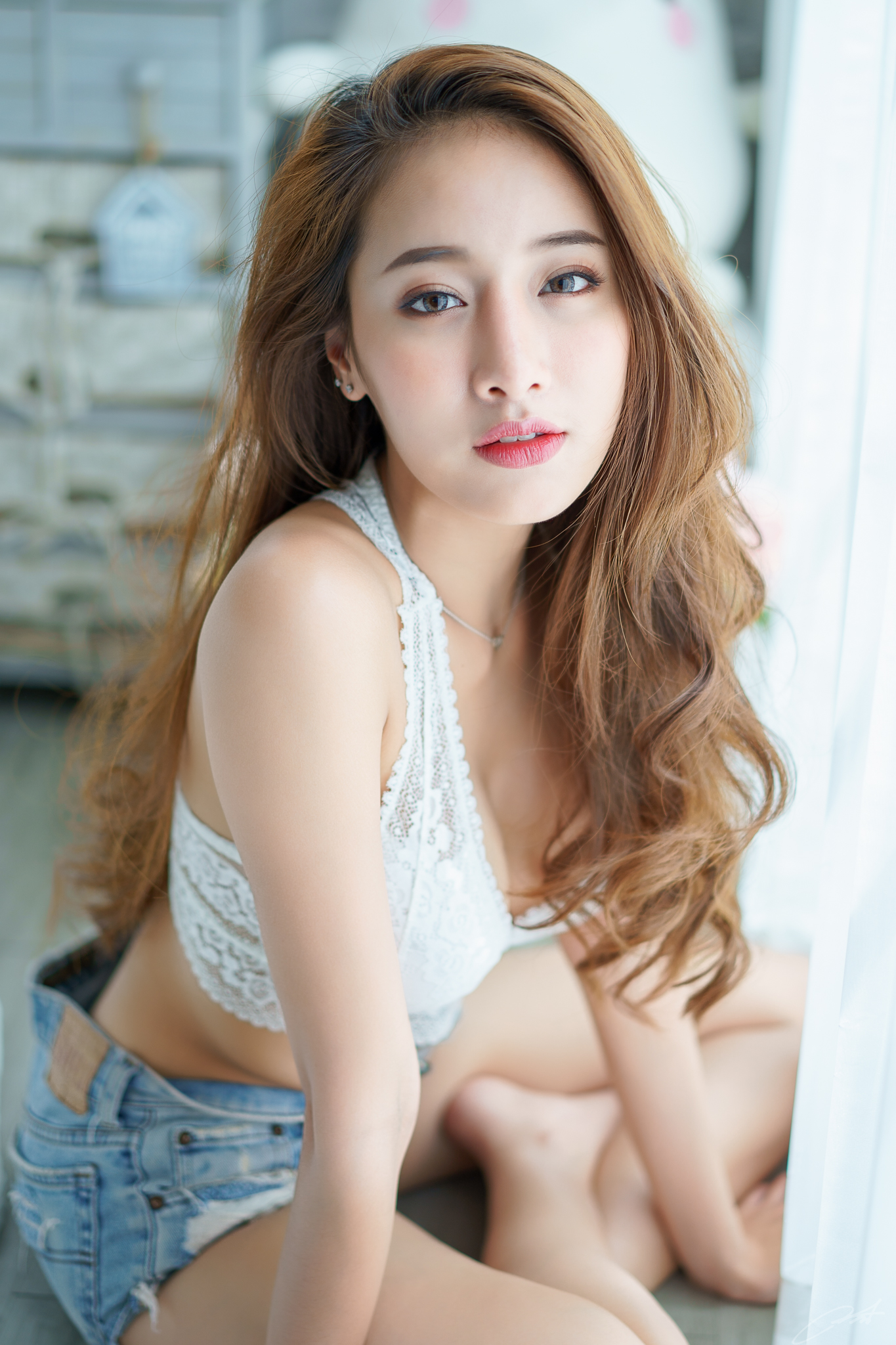泰國模特pichana yoosuk 白色誘惑-第1章-图片1