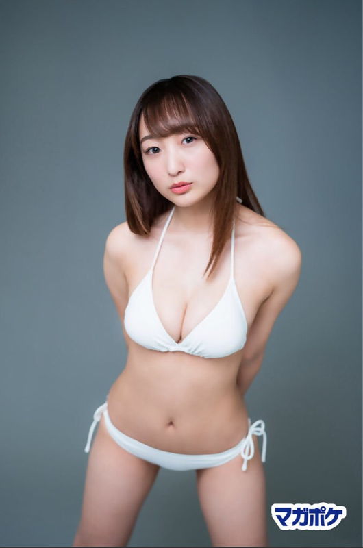 前田千恵(22)、ミスマガジン2019ベスト16の色白美女・自慢のたわわなおっぱいを大膽露...-第1章-图片10