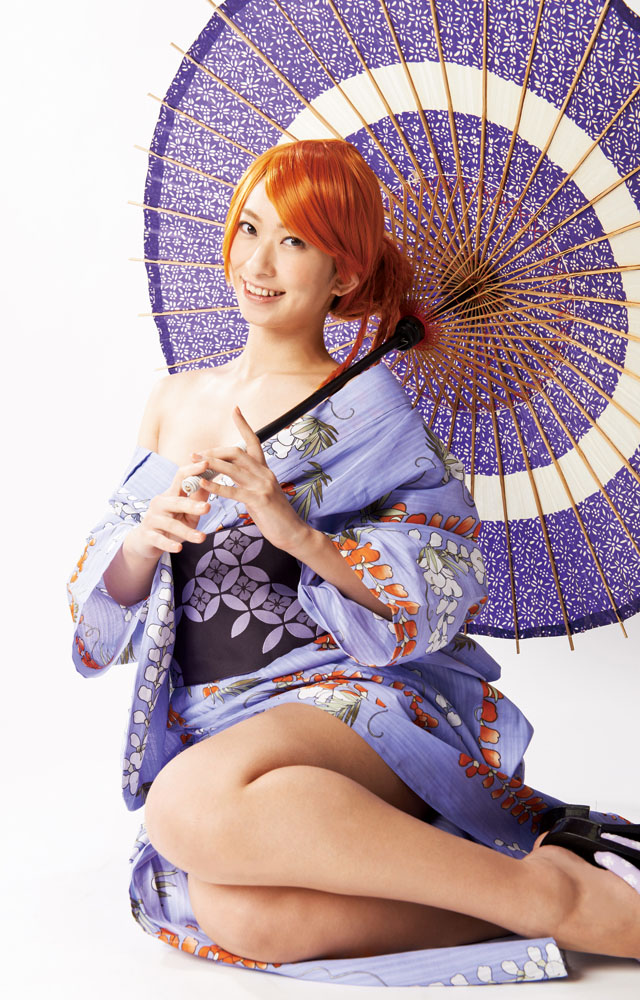 2015年4月22日【寫真】倉持由香Cosplay爆乳娜美代言「ONE PIECE」浴衣 (23P)-第1章-图片15