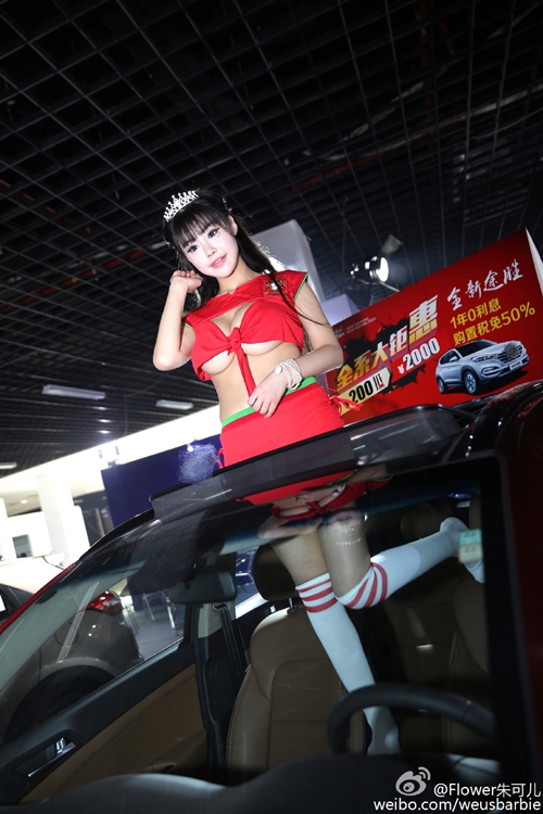 車展最吸睛嫩模 Flower 朱可兒-第1章-图片17