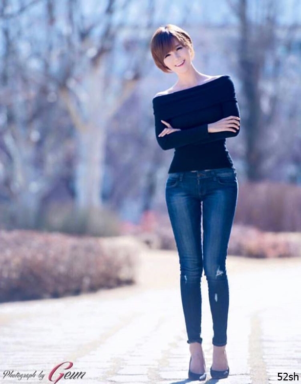韓國曲線美的短髮嫩模 Han Hye Eun-第1章-图片2