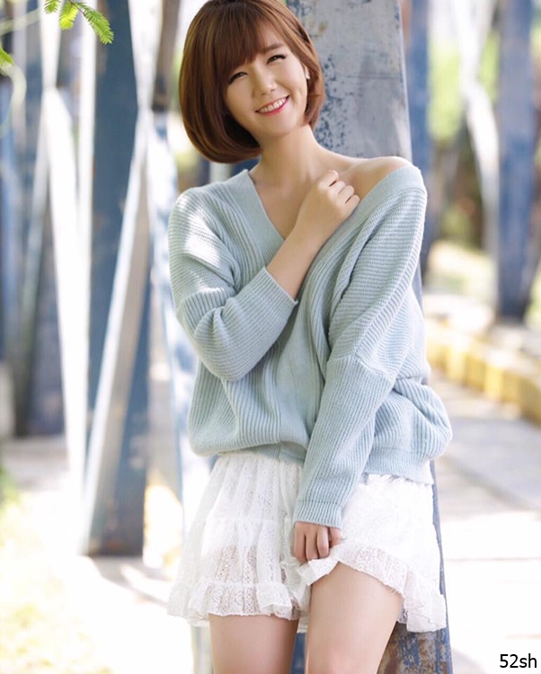 韓國曲線美的短髮嫩模 Han Hye Eun-第1章-图片11