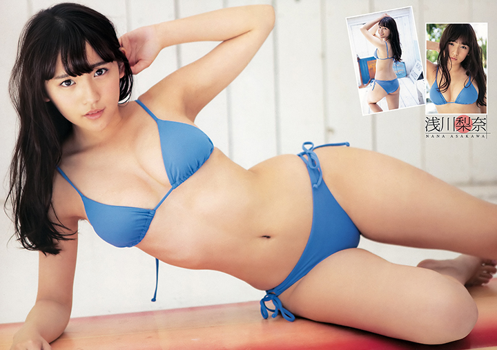 2018年8月7日【寫真】淺川梨奈所屬偶像團「SUPER☆GiRLS」9名成員齊齊性感解放 (39P,片)-第1章-图片22