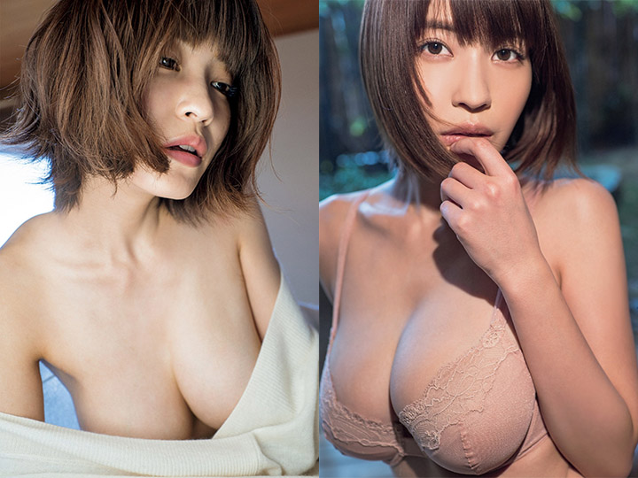 2019年1月11日 岸明日香轉事務所東山再起以半裸側乳盡露御姐系性感出擊