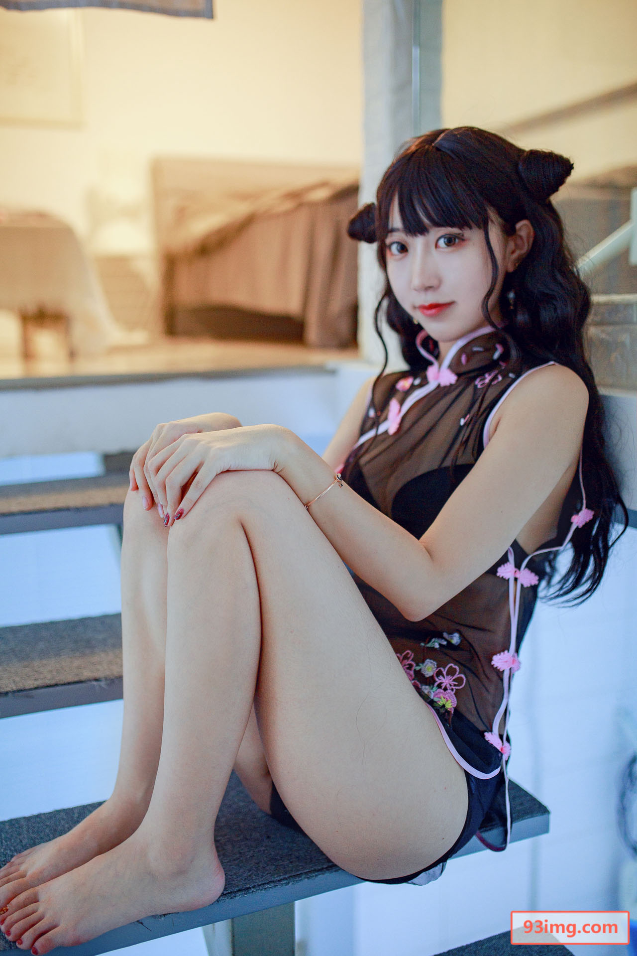 性感透明旗袍美女寫真【CN:黑川】-第1章-图片4