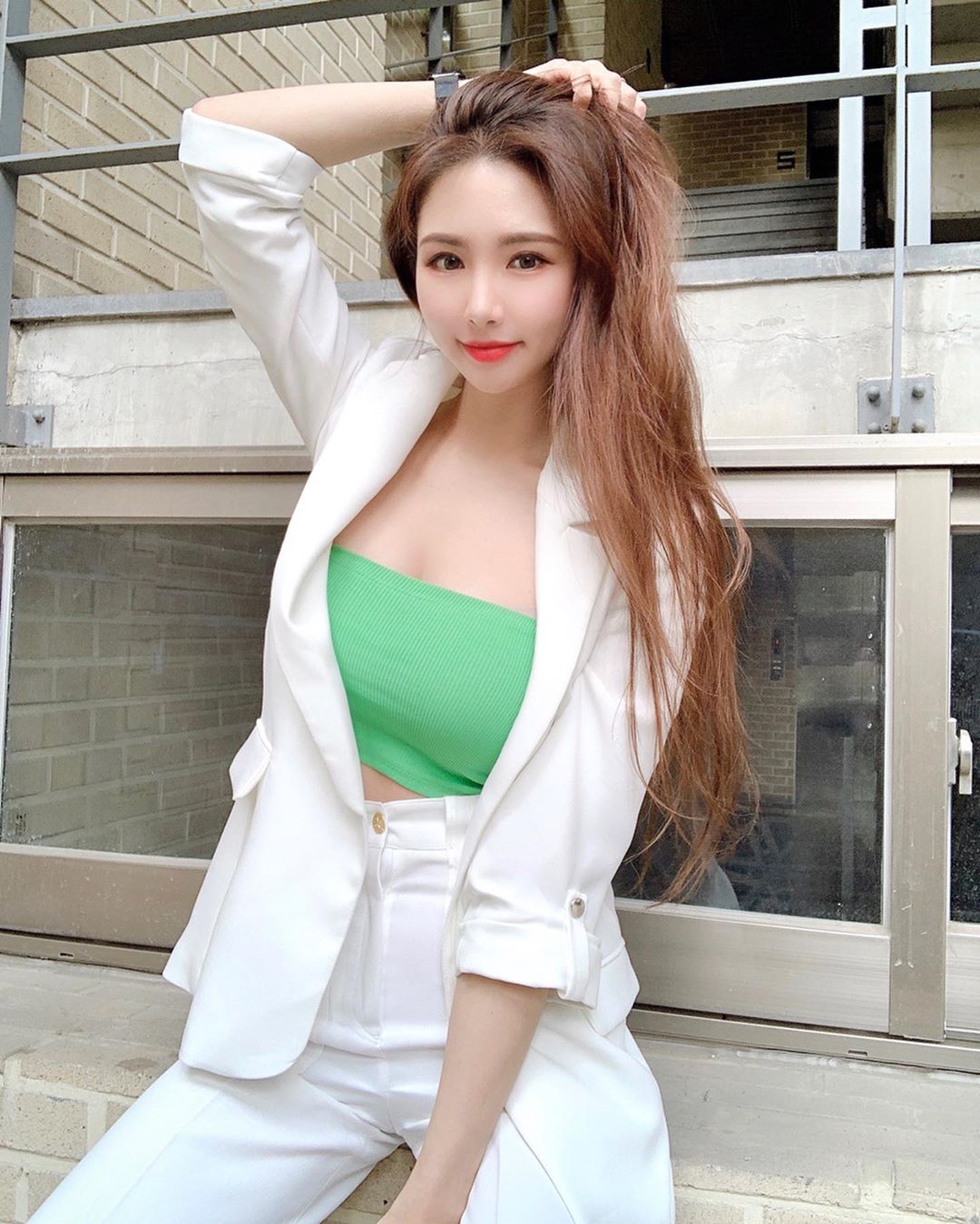 《運動背心女韓妹》韓國健身正妹那個腹肌好正點-第1章-图片25