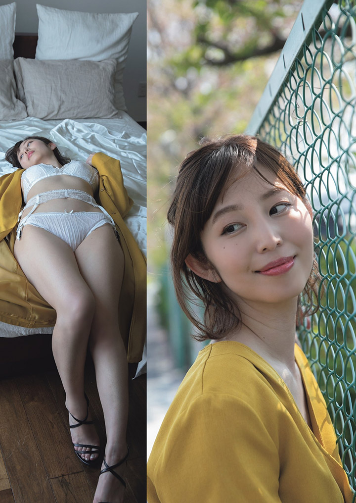 鹽地美澄側身半裸房圓渾F奶帶來前女主播的美魔女魅力-第1章-图片3