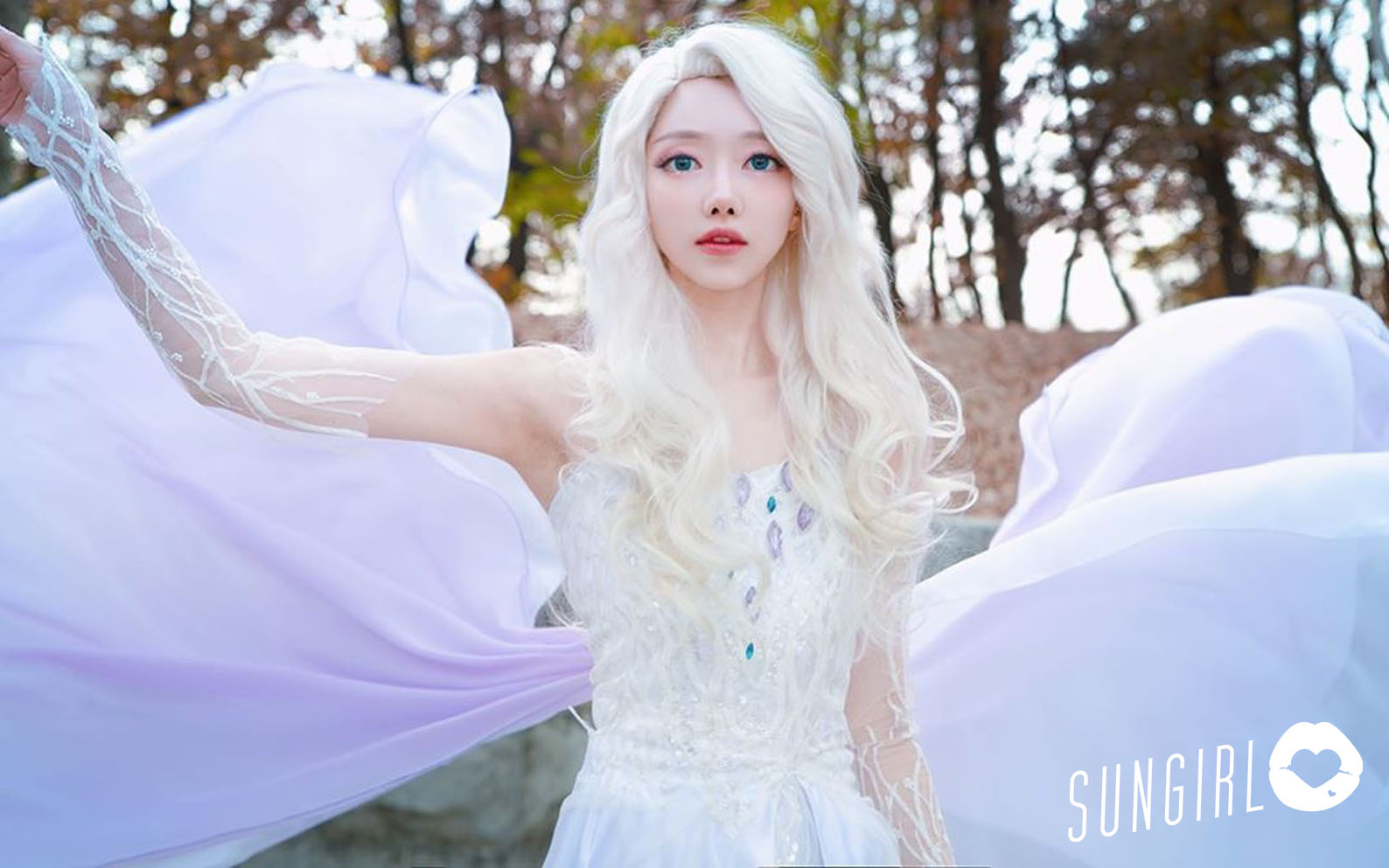 韓國正妹 SAIDA、氣質coser變身冰雪女王ELSA 網友直喊仙女下凡-第1章-图片5