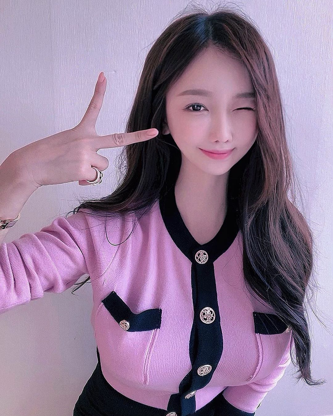 超市遇到超活潑南韓網紅正妹甜笑買菜-第1章-图片5