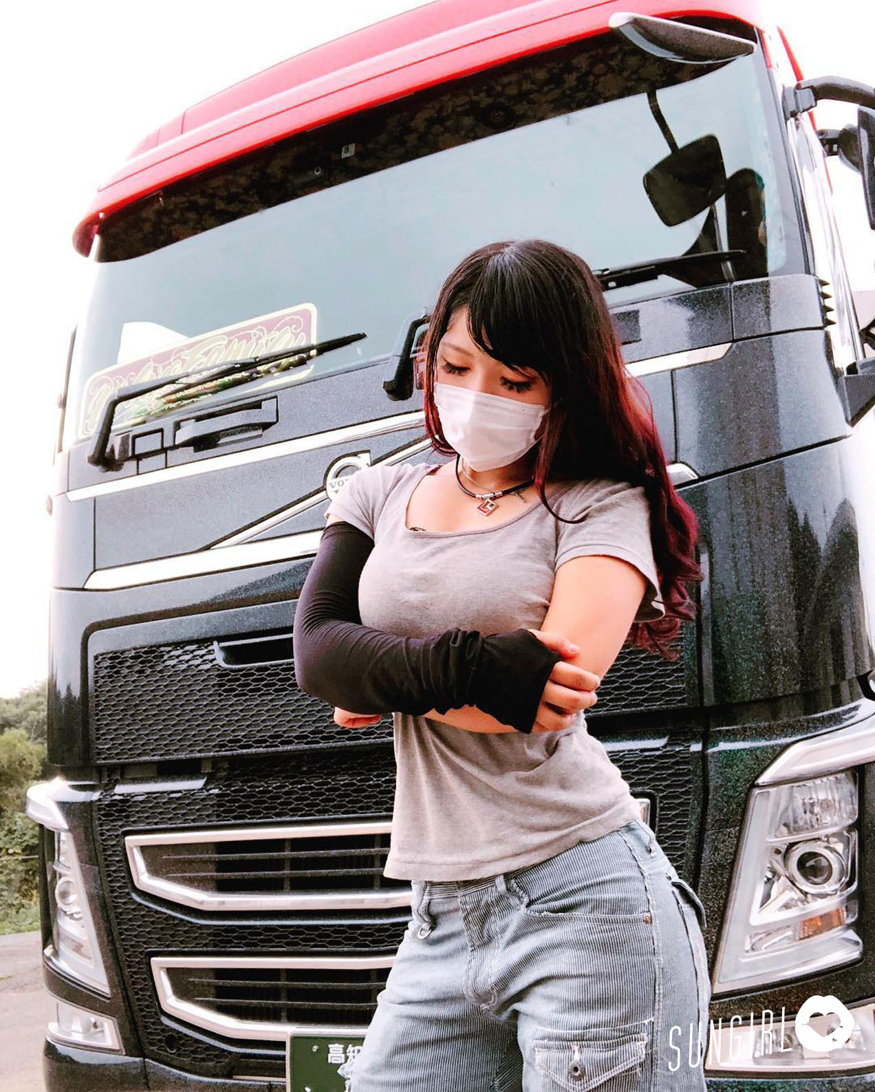 佐佐木梨乃、日本大貨車司機 合身緊身衣難掩好身材-第1章-图片7