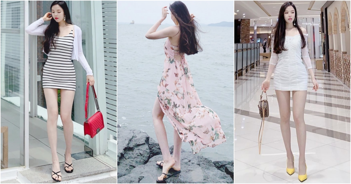 韓國「九頭身白皙辣妹」美腿視角有夠犯規！-第1章-图片1