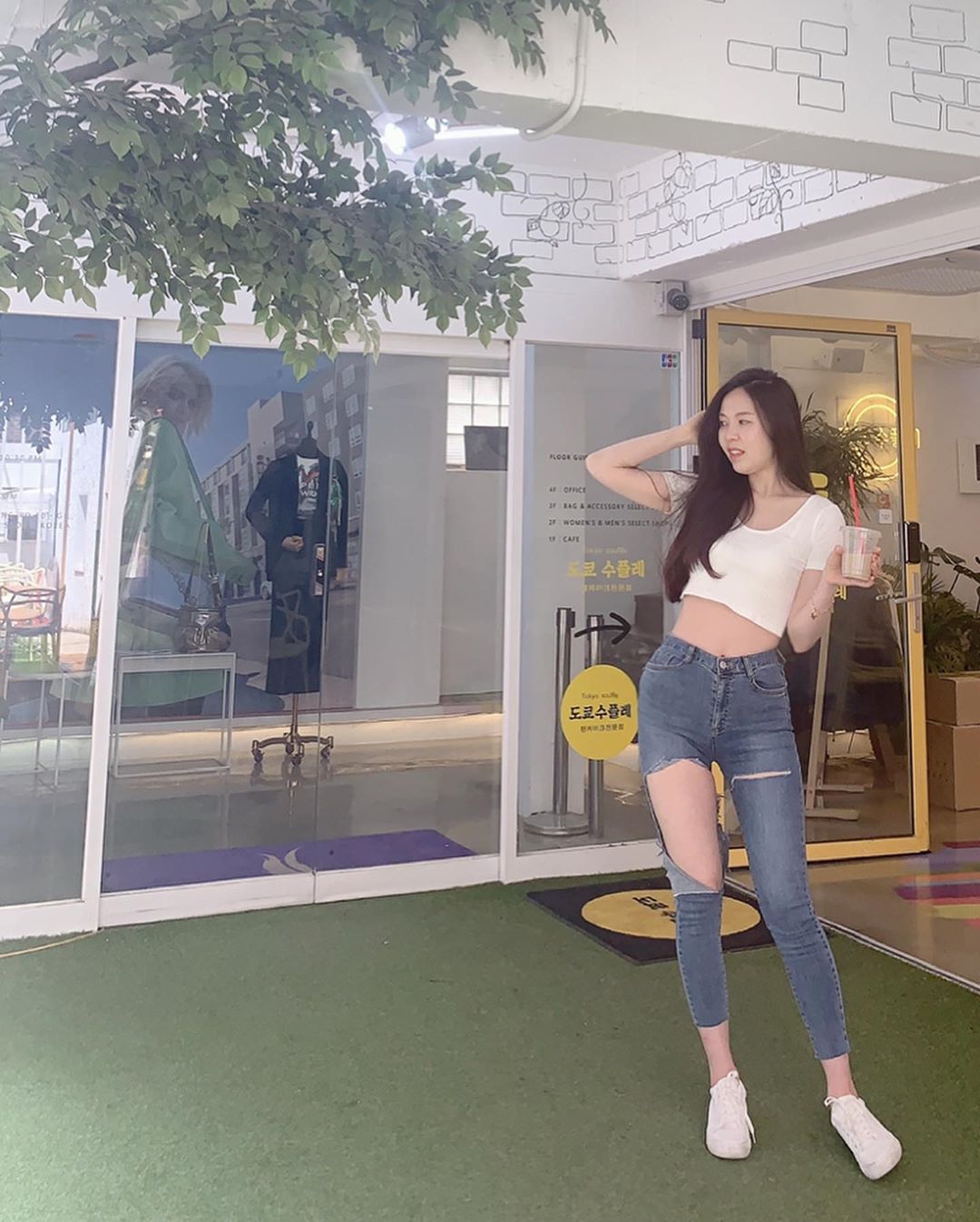 韓國「九頭身白皙辣妹」美腿視角有夠犯規！-第1章-图片43