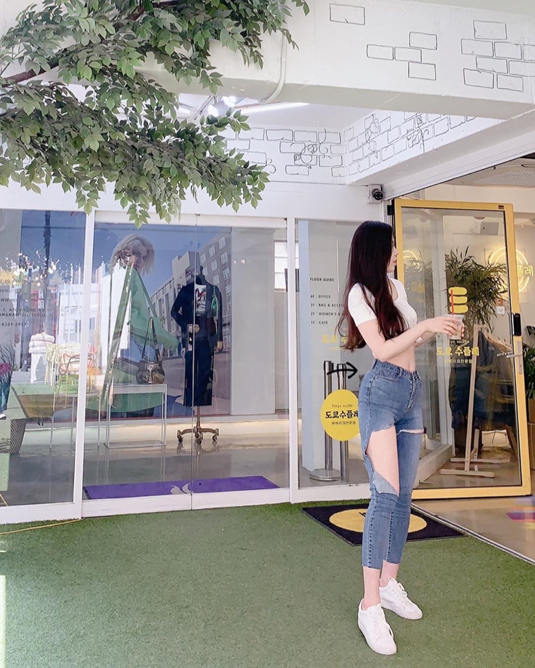 韓國「九頭身白皙辣妹」美腿視角有夠犯規！-第1章-图片45