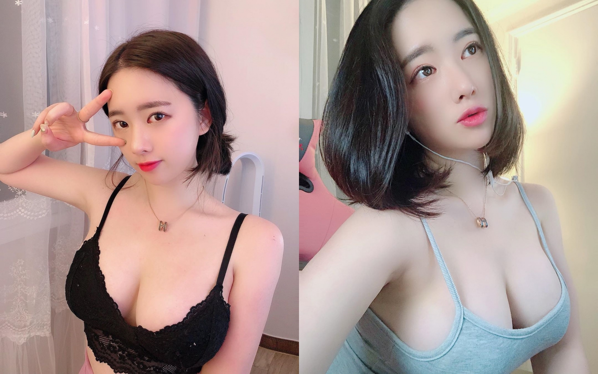 南韓爆乳網美「金娜賢」（김빛나라）居家自拍視角超邪惡-第1章-图片1