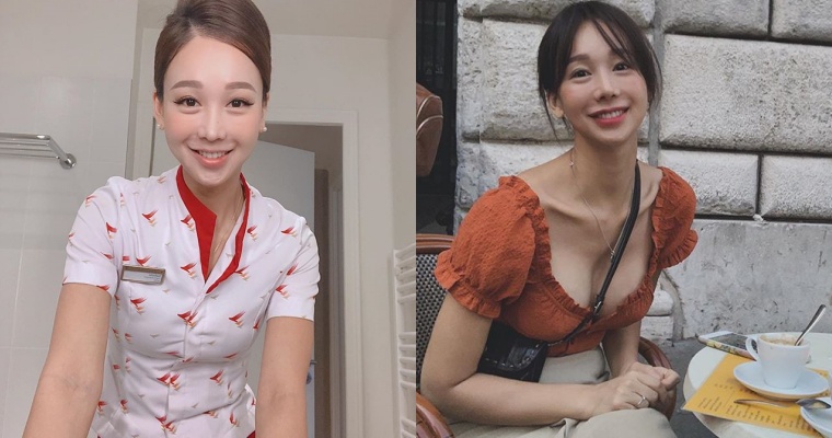 長相仙氣，身材卻超暴力！南韓氣質空姐「Krit Seoyoon」美胸藏不住！