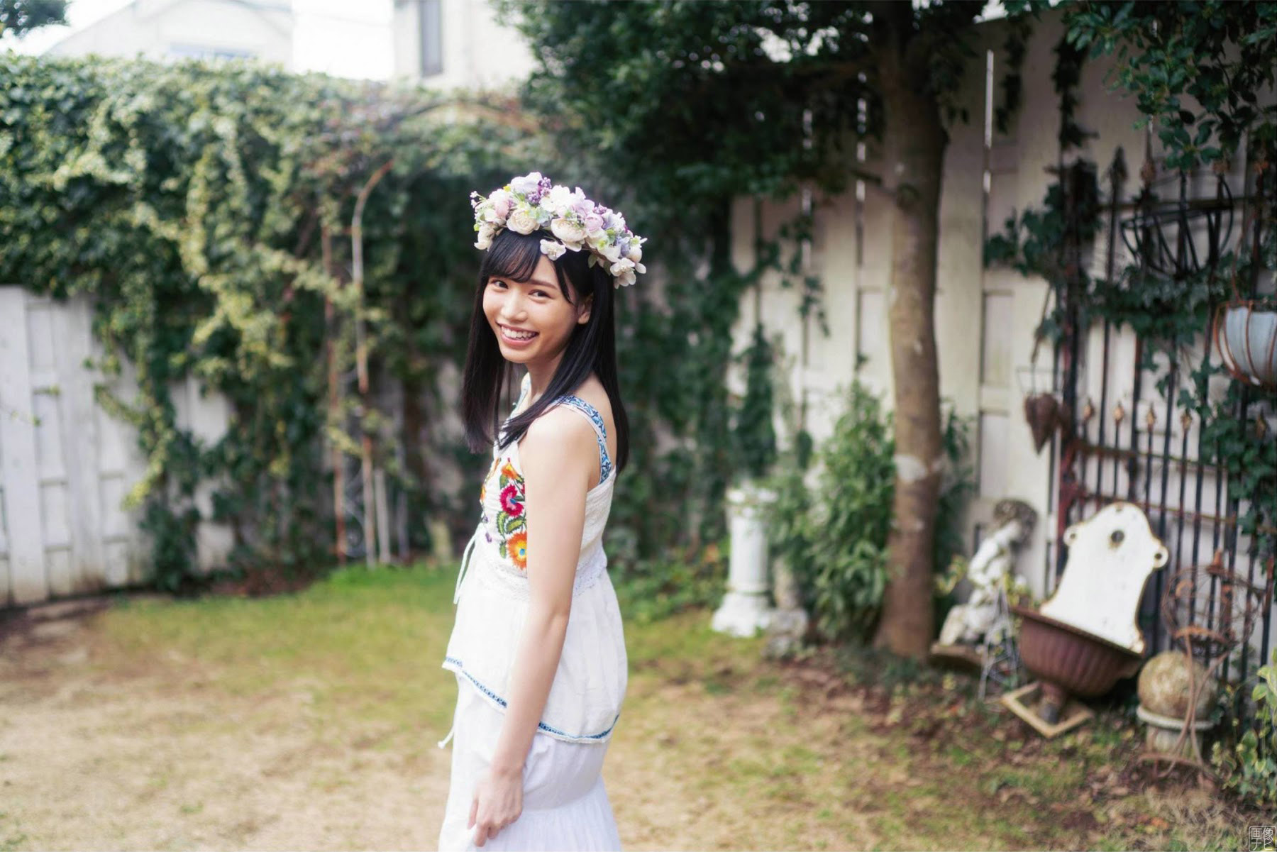 HKT４８センター 運上弘菜の透明感あふれる水著グラビア-第1章-图片7