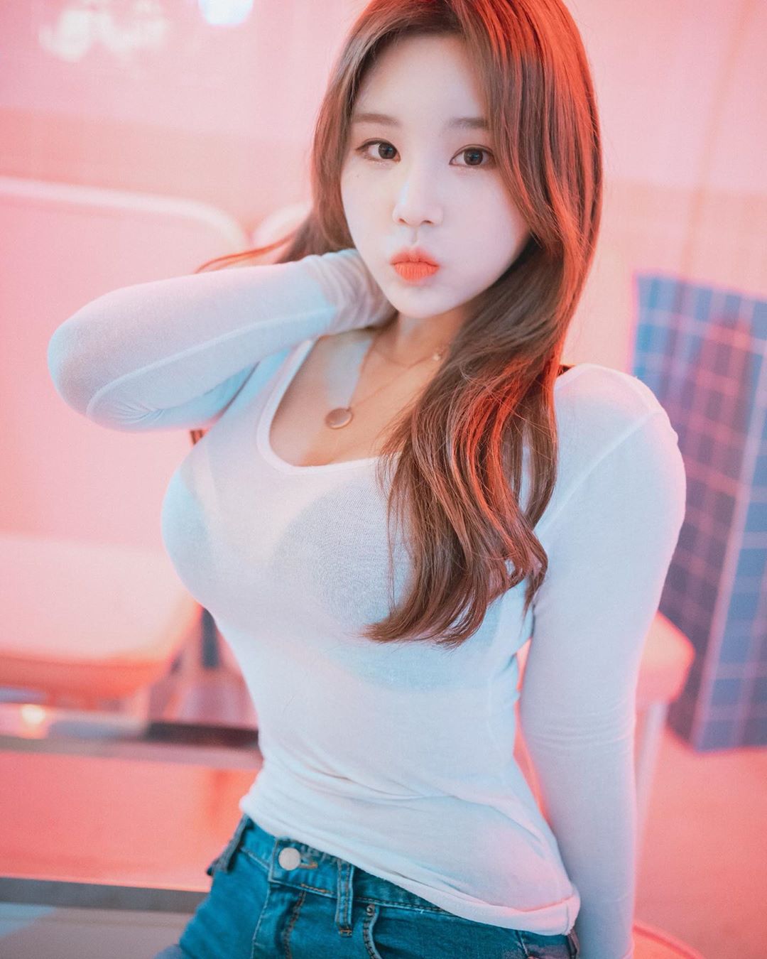 韓國巨乳OL「Zzyuri」上圍太過豐滿-第1章-图片15