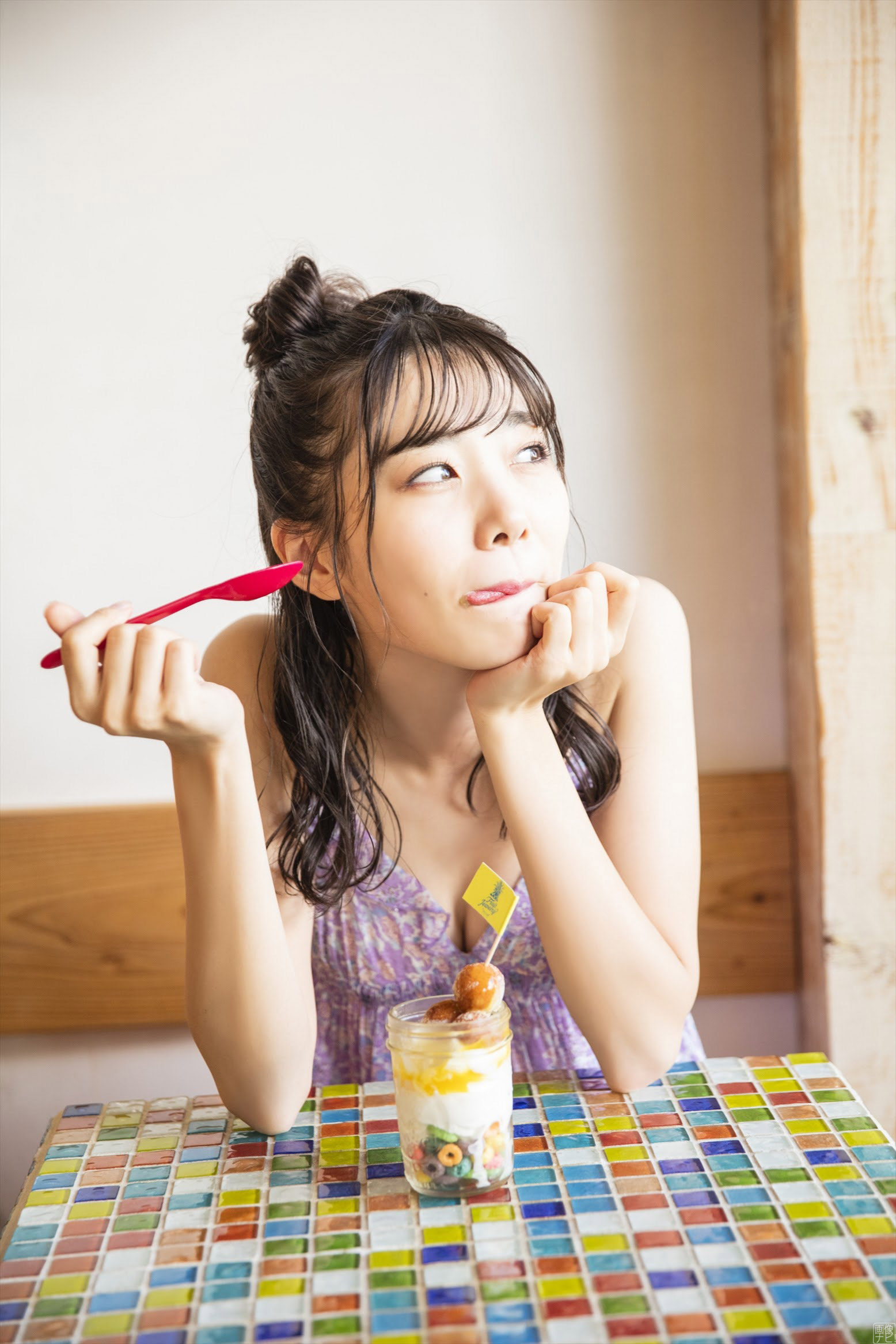 虹コン鶴見萌の水著＆下著グラビア-第1章-图片7