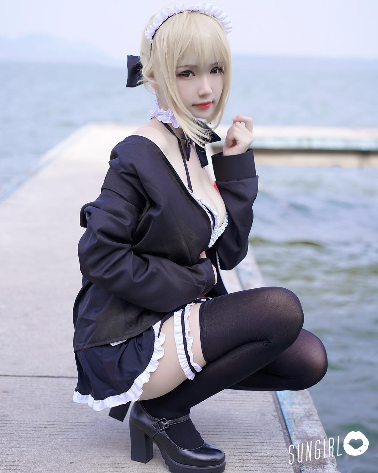 雪晴、可甜可性感的湖北正妹 黑絲太犯規!!-第1章-图片6