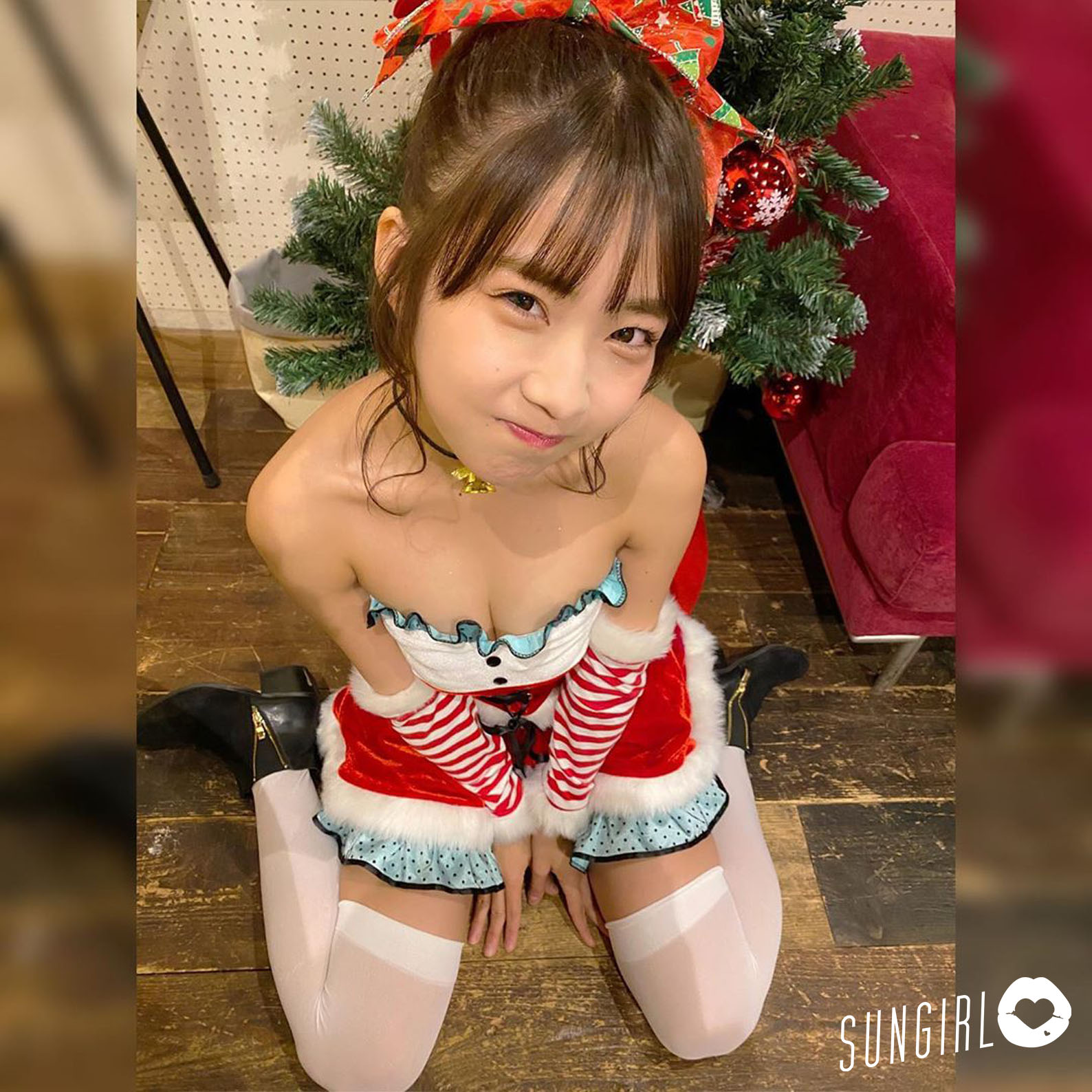 天羽希、日本女星無懼冰天雪地 比基尼Cosplay雪山飛狐-第1章-图片12