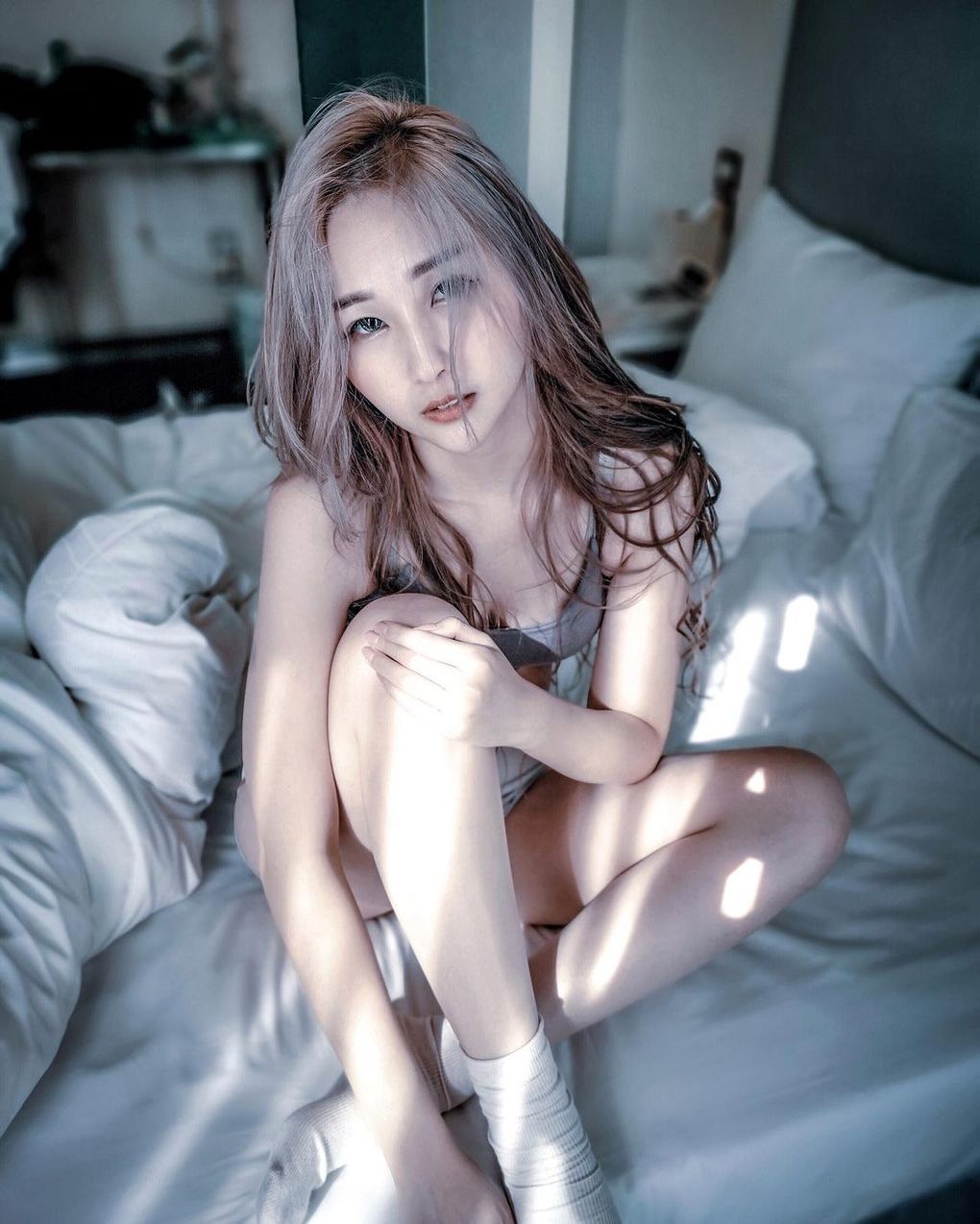 長腿妞直播主「周唯歆」一抹甜笑太動人 美胸美腿還有一雙快被吸進去的動人雙眼-第1章-图片5